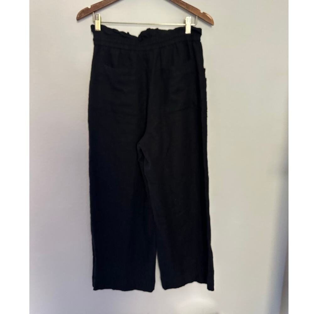 House of Harlow 1960 Wide Leg Black Linen Blend Pants size Small - Picture 3 of 7